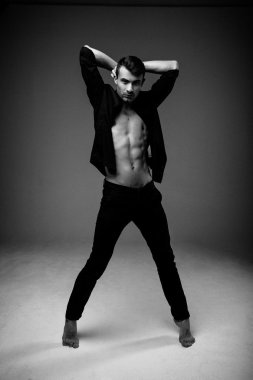 seksi genç moda adam