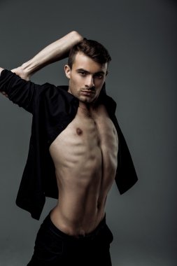 seksi genç moda adam