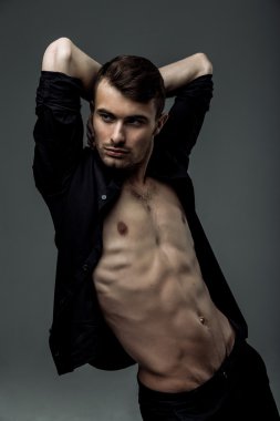 seksi genç moda adam
