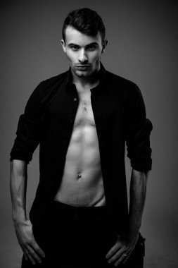 seksi genç moda adam