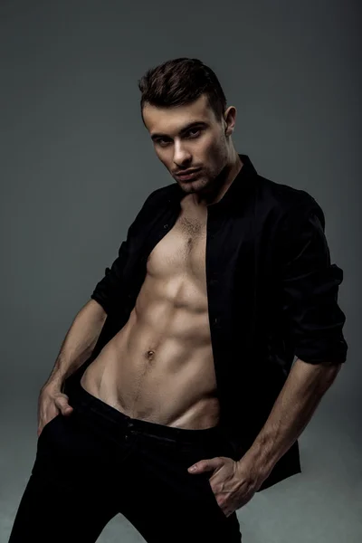 seksi genç moda adam