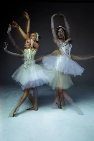 Iki klasik bale dansçıları — Stok fotoğraf