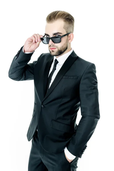 Handsome bearded businessman — Stock Photo, Image