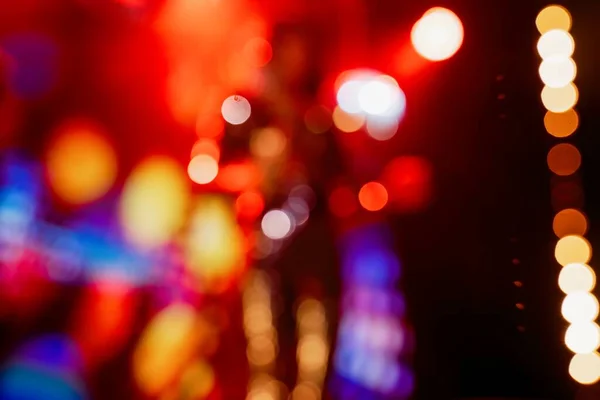 Blurred Lights Red Background — Stock Photo, Image