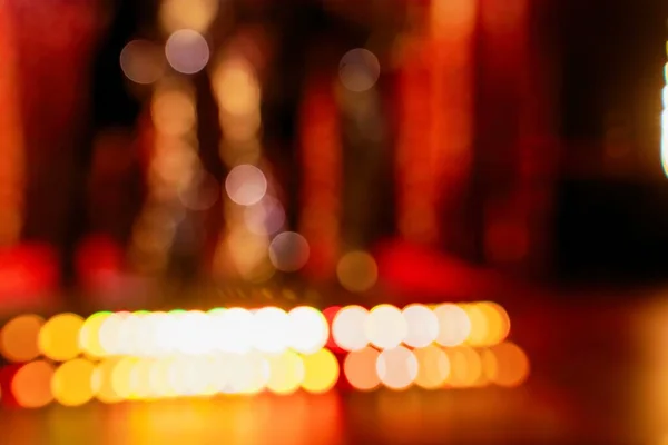 Blurred Lights Red Background — Stock Photo, Image