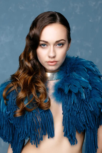 Portrait of brunette woman — Stock Photo, Image