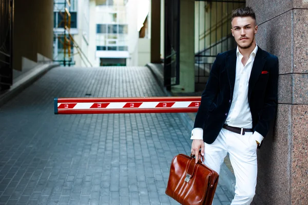 Handsome stylish man — Stock Photo, Image