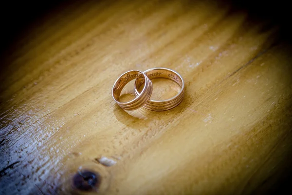 Két jegygyűrű. — Stock Fotó