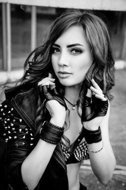 Güzellik moda kız.