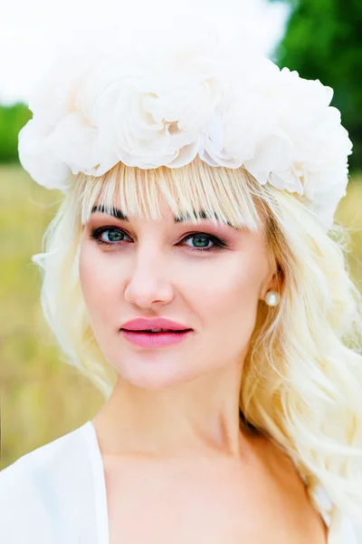 Close up portrait of woman — Stock Photo, Image