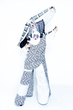 İki neşeli palyaço