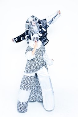 İki neşeli palyaço