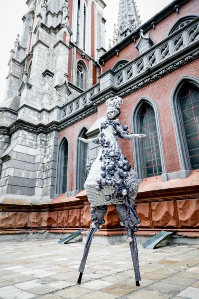 Habillé dans le carnaval de luxe — Photo