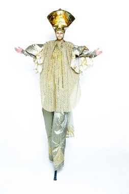 Karnaval maskeli adam