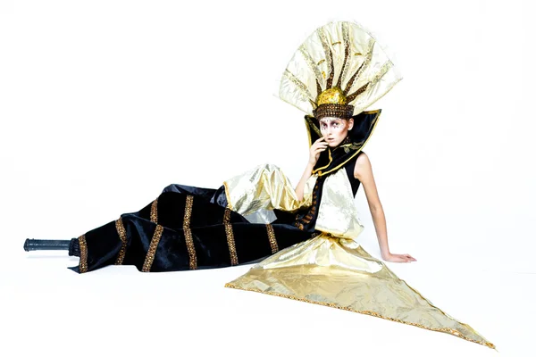 Carnaval mascat femeie — Fotografie, imagine de stoc