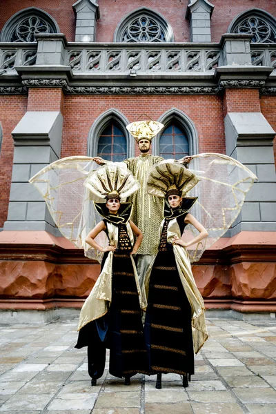 Carnaval Masqué homme et femme — Photo