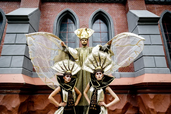 Carnevale Maschera uomo e donna — Foto Stock