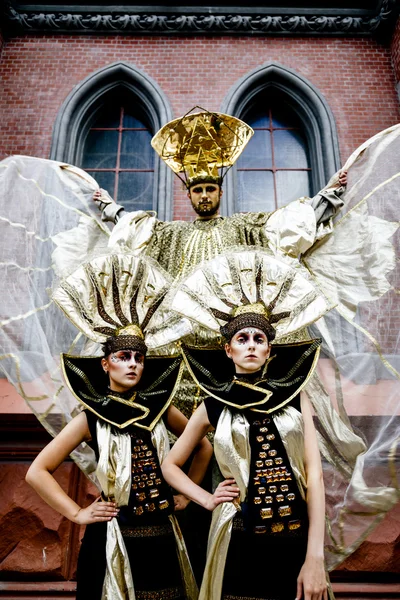 Carnival Masked man and women