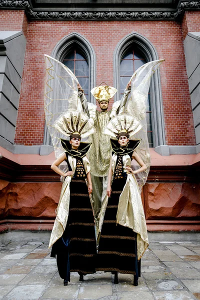 Carnevale Maschera uomo e donna — Foto Stock