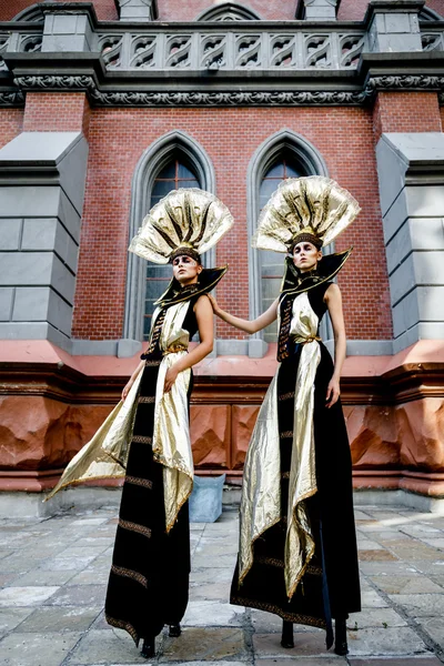 Carnevale Mascherato donne — Foto Stock