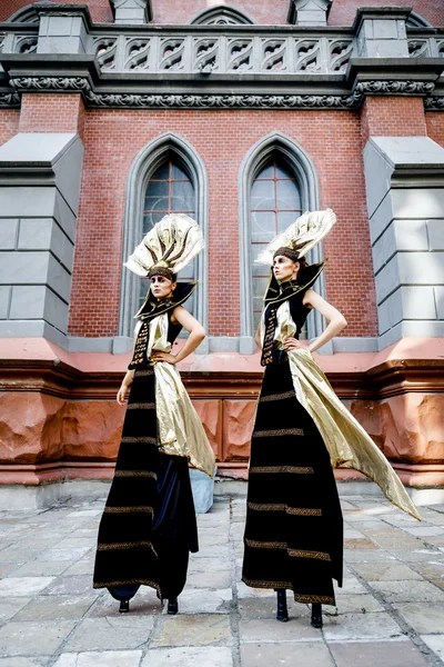 Carnevale Mascherato donne — Foto Stock