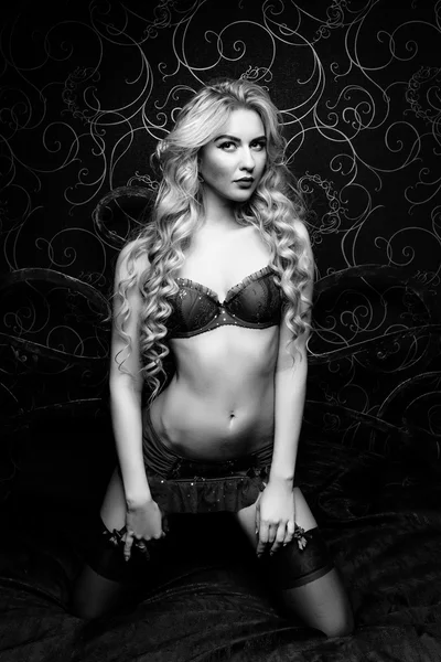 Sexy blonde woman — Stock Photo, Image
