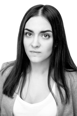 genç ve kızgın bir kadın