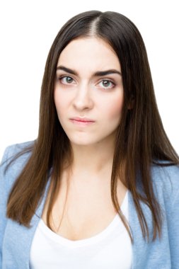 genç ve kızgın bir kadın