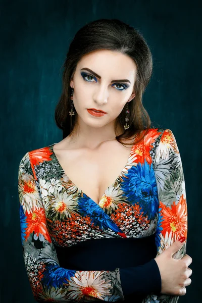 Mujer nativa de indio americano — Foto de stock © smmartynenko #99364392