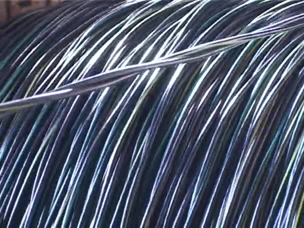 Winding a coil wire — Stock Video