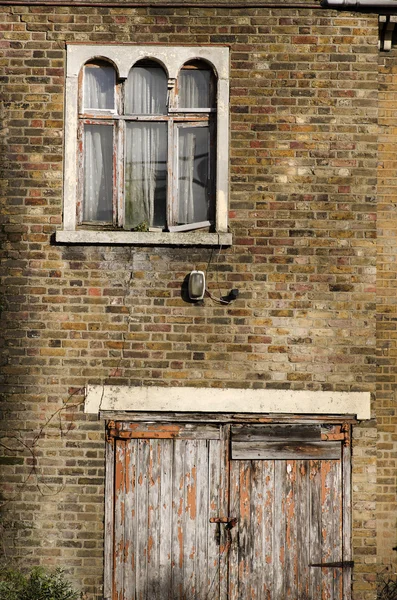 Ytre vegg av veteranhus i Islington London Storbritannia – stockfoto