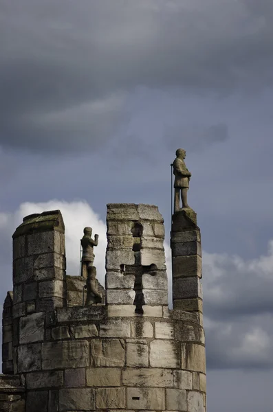 Fort on York city wall close-up, York, England. — Stock Photo, Image
