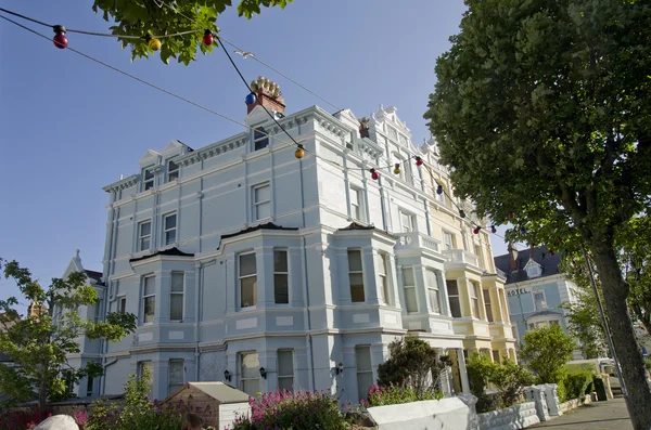Llandudno, North Wales, UK 06/06/2015 editorial. View on hotels in town. — Stock Photo, Image