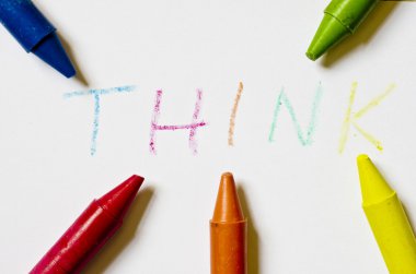 Kelime kağıt üzerinde yazılı düşünüyorum.