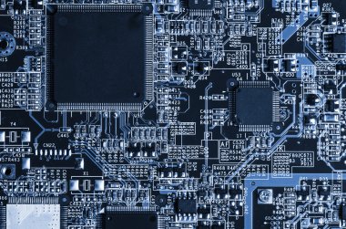 işlemcili elektronik devre kartı