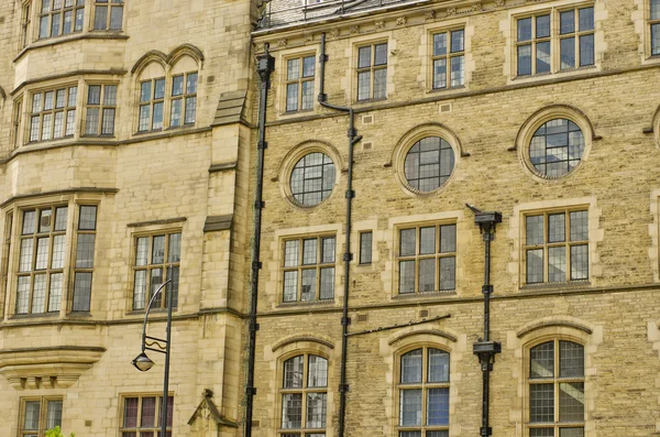 Close-up of Bradford Town Hall, West Yorkshire, UK — Stock Photo, Image