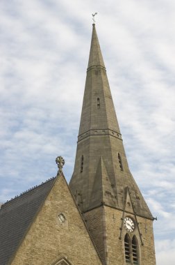 Levenshulme, Güney Manchester, İngiltere'de kule St Peter's church.