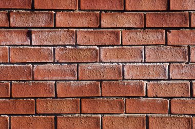 eski kırmızı tuğla duvar.