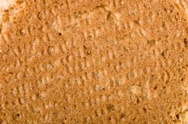 Zencefil somun bisküvi arka plan, arka tarafta yakın çekim.