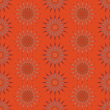 Soyut desen renkli yıldız