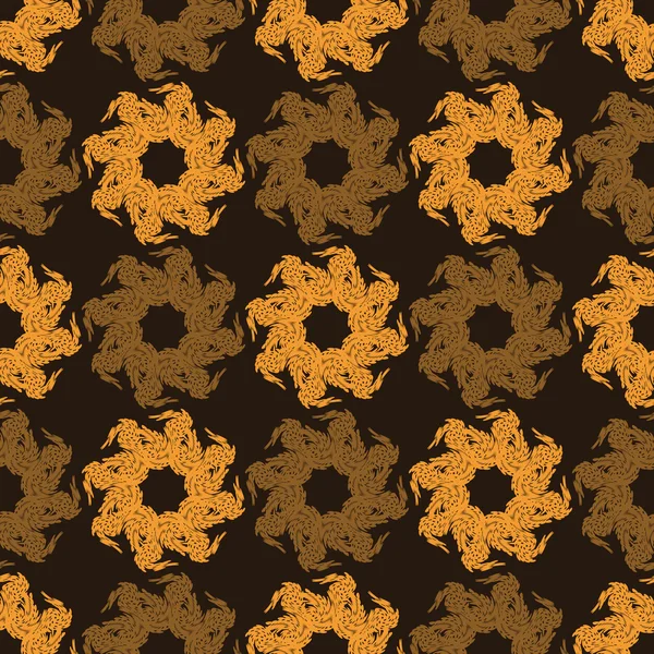 Nahtlose Muster abstrakte Blumen — Stockvektor