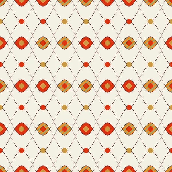 Patroon abstract gekleurde ovalen — Stockvector