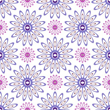 Çiçekler piksel soyut