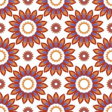 Desen soyut ayçiçeği