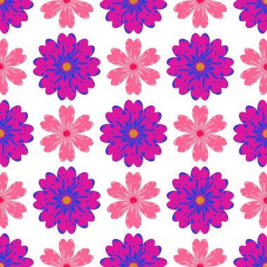 desen renkli çiçek