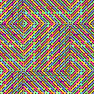 Daireler ve renkli çizgiler