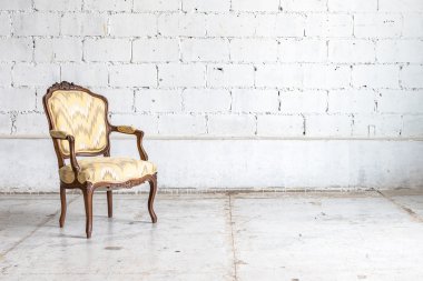 vintage odası tarzında klasik sandalye