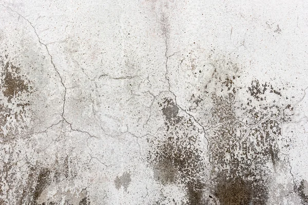 Mur sale blanc avec des fissures comme fond — Photo