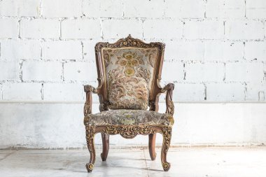 vintage odası tarzında klasik sandalye