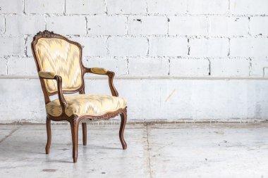 vintage odası tarzında klasik sandalye